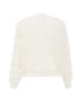 Swirly Damen Strickpullover in Wollweiss
