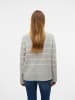 Vero Moda Strickpullover in Light Grey Melange