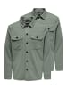 ONLY & SONS Hemdjacke / Overshirt Newkodyl in Castor gray