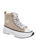 Kaporal Christa – Hohe Schnür-Sneaker Beige