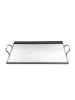 GAUMENKICK Grillwanne Edelstahl in silber - 31x27cm