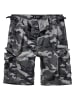 Brandit Cargo Short in grey camo