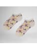 Hudson Sneakersocken Bud Blumenmuster in Fresh yellow