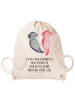 Mr. & Mrs. Panda Jutebeutel Axolotl Freundin mit Spruch in Creme