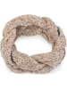 styleBREAKER Strick Stirnband in Beige