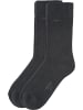 camano Unisex-Socken 2 Paar mit Softbund ca-soft in anthrazit