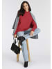 Laura Scott Stehkragenpullover in rot-orange
