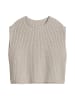 Marc O'Polo Ärmelloser Pullover loose in Linen Beige