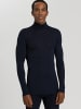 Hanro Rollkragenshirt Woolen Silk in Dunkelblau