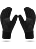 Normani Outdoor Sports Woll-Strick-Fingerhandschuhe Hamilton in Schwarz