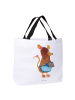 Mr. & Mrs. Panda Tote Bag Damen Maus Kekse ohne Spruch in Weiß