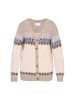 usha BLUE LABEL Women Cardigan in beige multicolor