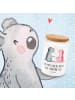 Mr. & Mrs. Panda Teedose Axolotl Liebe mit Spruch in Weiß
