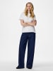 Pieces Wide Fit Jeans in Dark Blue Denim
