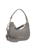 Valentino Zero Schultertasche Leder 22 cm in grigio