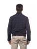 Verri Blau Wolle Hell Jacke