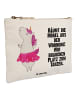 Mr. & Mrs. Panda Kulturtasche Einhorn Ballerina mit Spruch in Weiß