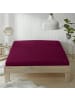 Erwin Müller Renforcé Spannbettlaken Würzburg in weinrot