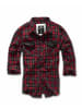 Brandit Hemd "Duncan Check Shirt Long Sleeve" in Rot