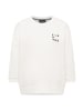 ELBSAND Sweatshirt Parvin in Cloud White + Coldwater