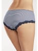 LASCANA Panty in marine-gepunktet, gestreift, uni