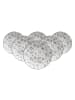 Ritzenhoff & Breker 6er Set Suppenteller Sendai Blume ø 20 cm grau in grau