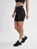 Hummel Hummel Shorts Hmlte Training Damen Dehnbarem Feuchtigkeitsabsorbierenden Nahtlosen in BLACK/ASPHALT MELANGE