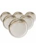 Ritzenhoff & Breker 6er Set Gourmetplatten Arezzo in ø 30 cm in braun