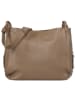 Toscanto Leder Umhängetasche Toscanto Tasche taupe, beige ca. 35cm