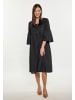 Usha Damen Kleid in Schwarz