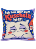 Mr. & Mrs. Panda Kuschelkissen 40x40 Kuschelkissen humorvoll Des... in Weiß