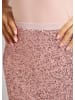 MADELEINE Schlanker Pencil-Skirt mit Wendepailletten in blassrosa / puderrosé