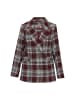 myMo ROCKS Women Blazer in burgundy check