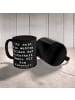 Mr. & Mrs. Panda Kaffeebecher Spruch Sicherheitsdienst Helden mi... in Schwarz