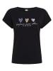 Kangaroos Kurzarmshirt in schwarz