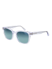 Serengeti Unisex Sonnenbrillen Quadrat Transparent
