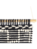 Beliani Wandbehang MURIDKE in Beige/Schwarz - (W) 56 x (H) 145 x (L) 1 cm Vertikal