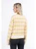 myMo Damen Strickpullover in Gelb