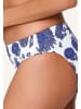 Linga Dore Linga Dore Bikini Slip in Blue white print
