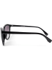 styleBREAKER Cateye Sonnenbrille in Schwarz / Grau Verlauf