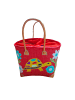 Le Comptoir de la Plage Korbtasche "Tortue GM" in Rot (L) 44x (B) 26 cm