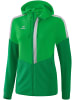 erima Squad Trainingsjacke mit Kapuze in fern green/smaragd/silver grey