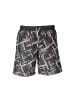 Karl Lagerfeld Schwarze Polyester-Badeshorts