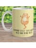 Mr. & Mrs. Panda Kindertasse Katze Umarmen mit Spruch in Gelb Pastell