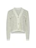 caneva Damen Sweater in WOLLWEISS KARIERT