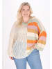 IZIA Women Plus Size Sweater in beige