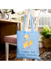 Mr. & Mrs. Panda Uni Tasche Fuchs Joggen mit Spruch in Sky Blue