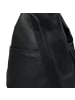 Toscanto Toscanto Cityrucksack, Schultertasche Leder schwarz ca. 26cm