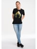 Logoshirt T-Shirt DC Comics - Aquaman Logo in schwarz