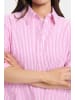 SAINT TROPEZ Kleid HaddaSZ Gerade Passform in Fandango Pink White Stripe